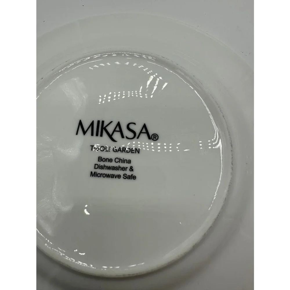 Mikasa Bone China Plates Set 3 Tivoli Garden & Lemons Floral‎ Citrus 9